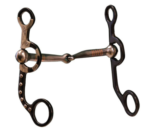 Coronet Argentine Snaffle w/copper inlays