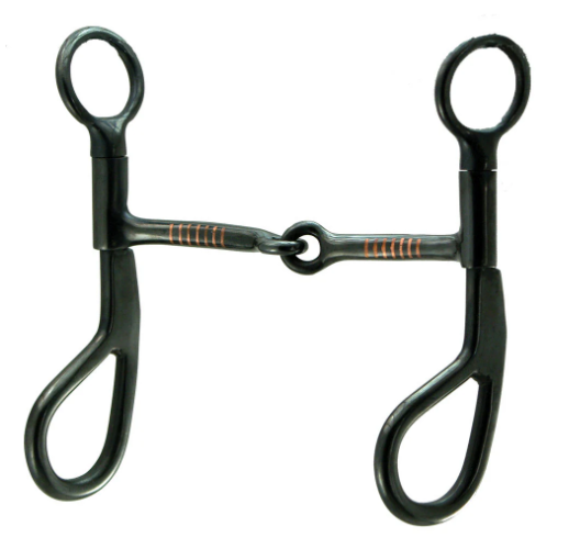 Coronet Training Snaffle-Black Iron