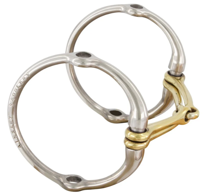 Ainsley Fixed Ring Eggbutt Brass Barry